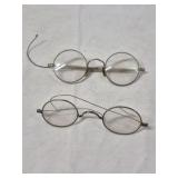 Vintage Round Wire Rim Eyeglasses