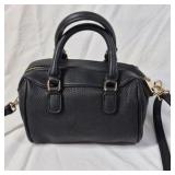 Fashion Nova Pebbled Satchel Bag – Black