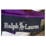 Ralph Lauren Polo Silk Scarf – Purple Royal Crest