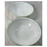 Vintage Corelle and Fiesta Mixing Bowls and Plates