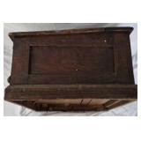 Vintage J&P Coats Best Six Cord Wooden Spool Cabinet