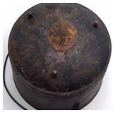 Vintage Cast Iron Cauldron Pot with Bail Handle