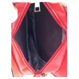 Typewriter Novelty Crossbody Bag – Red with Keyboard Design
