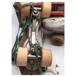 Vintage Roller Skates with Carrying Case