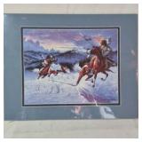 Framed Print – Daniel Long Soldier The Messenger Oglala Lakota