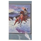 Framed Print – Daniel Long Soldier The Messenger Oglala Lakota