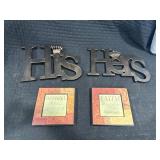 Decorative Plaques & HIS Letters