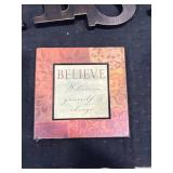 Decorative Plaques & HIS Letters