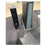 Electronics Lot: DVD Player, Modem, Hard Drive, Antennas