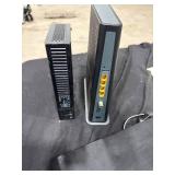 Electronics Lot: DVD Player, Modem, Hard Drive, Antennas