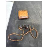 Vintage Lark Binoculars with Case