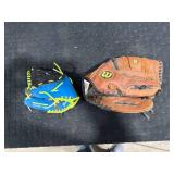 Two Baseball Gloves