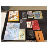 Assorted Books & Sketchpad Lot