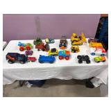 Assorted Plastic Toy Vehicle Lot