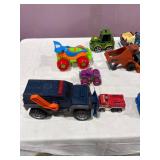 Assorted Plastic Toy Vehicle Lot