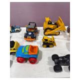 Assorted Plastic Toy Vehicle Lot