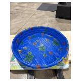 Blue Plastic Kiddie Pool