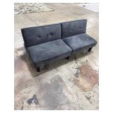 Gray Convertible Futon Sofa