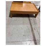 Wooden Coffee Table with Drawers
