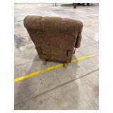 Brown Upholstered Recliner Chair