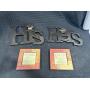 Decorative Plaques & HIS Letters