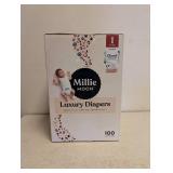 NEW MILLIE MOON LUXURY DIAPERS SIZE 1 ( 6-11LBS )