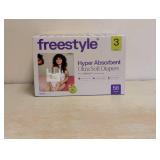 NEW FREESTYLE HYPER ABSORBENT ULTRA SOFT DIAPERS SIZE 3