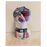 NEW MAINSTAYS PLUSH THROW BLANKET 50IN X 60IN