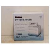 NEW KIRKLAND SIGNATURE DRY FACIAL TOWELS 200CT