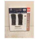 NEW COPPERFIT ELITE COMPRESSION KNEE SLEEVE S/M 2PK