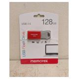 NEW MEMOREX 128GB USB FLASH DRIVE