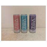 NEW ZOA ZERO ENERGY DRINK VARIETY MIX 17CT
