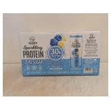 NEW GOURMET GENIUS GOURMET SPARKLING PROTEIN BLUE RASPBERRY LEMONADE 12PK