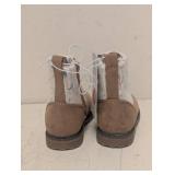 NEW CAT & JACK YOUTH EMMALINE BOOTS SIZE 5 COGNAC