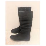 NEW CAT & JACK YOUTH FRAN BOOTS SIZE 5 BLACK