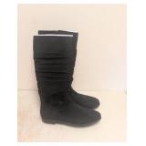 NEW CAT & JACK YOUTH FRAN BOOTS SIZE 5 BLACK