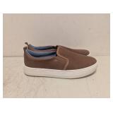 NEW CAT & JACK YOUTH RUNE SNEAKERS SIZE 3 BROWN