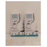 (2) NEW BACK TO THE ROOTS WELLNESS PLANTER GROW KIT ORGANIC SWEET BASIL