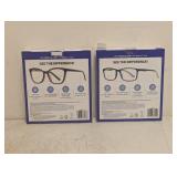 (2) NEW FOSTER GRANT +2.50 READING GLASSES 3PK