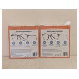 (2) NEW FOSTER GRANT +1.25 READING GLASSES 3PK