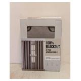 NEW 100% BLACKOUT WINDOW PANELS 2PK BROWN