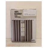 NEW 100% BLACKOUT WINDOW PANELS 2PK BROWN