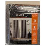 NEW SUN BLK WINDOW PANELS 2PK GRAY