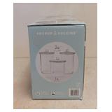 NEW ANCHOR HOCKING GOODE SUNDRY JAR GLASS 3PC