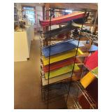 Metal Wire Display Rack for Folder/Paper/Placemat 7-tier 13" x 16" x 55"