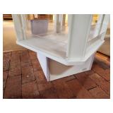 Plastic Retail Display Greeting Card Rack with Clear Plastic Shelves 21" x 21" x 70"