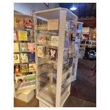 Plastic Retail Display Greeting Card Rack with Clear Plastic Shelves 21" x 21" x 70"