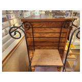 Metal Frame / Wood Shelf Baker