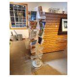 Clear Acrylic Retail Card Display 16" x 16" x 62"