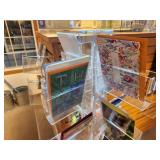 Clear Acrylic Retail Card Display 16" x 16" x 62"